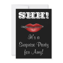 É! Envie seu convite para a festa surpresa de lábi