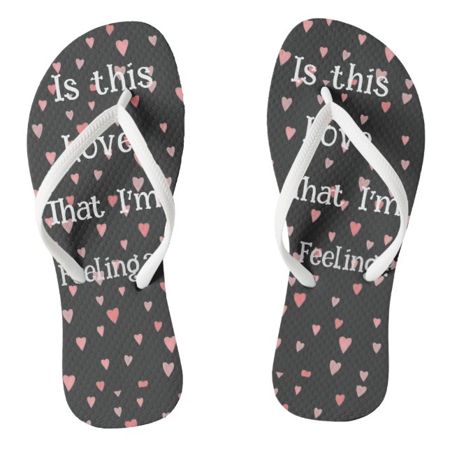 É esse amor que estou sentindo? Chinelos (Pé da cama)