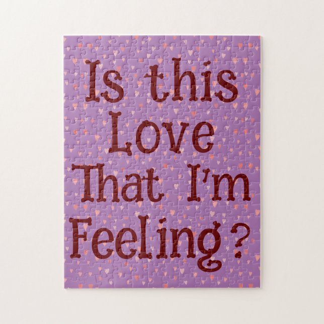 É esse amor que estou sentindo? Quebra-cabeça de s (Vertical)