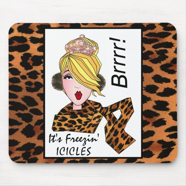 "É Freezin 'Icics!" Diva Mousepads (Frente)