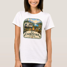É Hora da Fogueira Camiseta Feminina