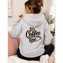 É Hora do Café Presente de Amante de Café Moletom