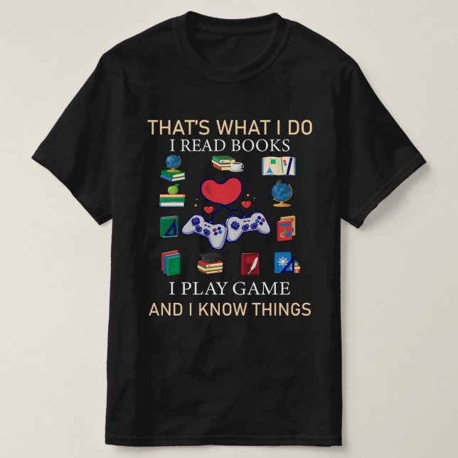 É isso que eu leio livros, jogando camiseta (Frente do Design)