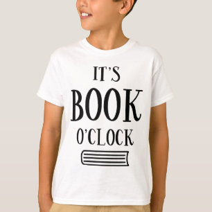 "É Livro O'Clock" - Engraçada Leitura De Camiseta