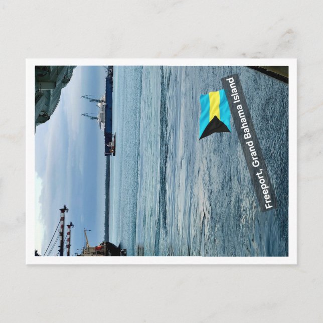 É melhor no cartão postal das Bahamas (Frente)