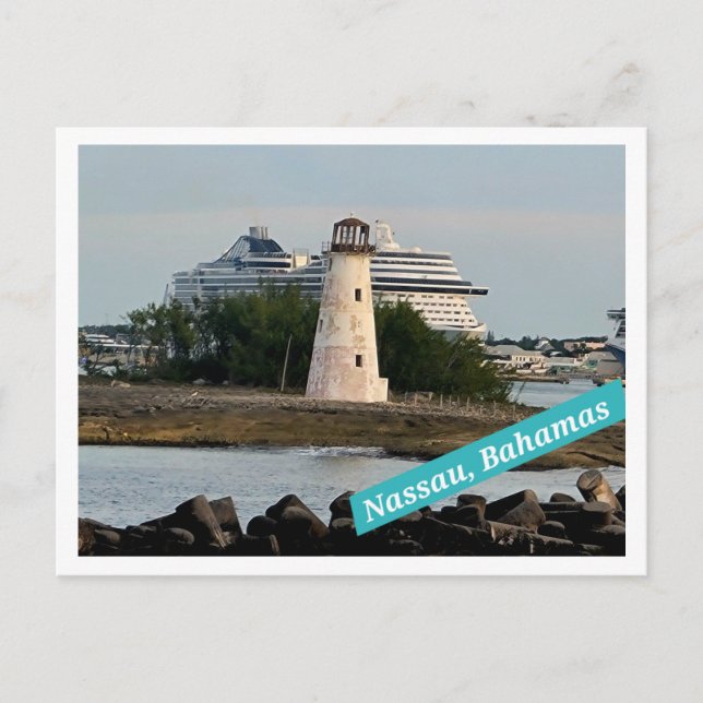 É melhor no cartão postal das Bahamas (Frente)