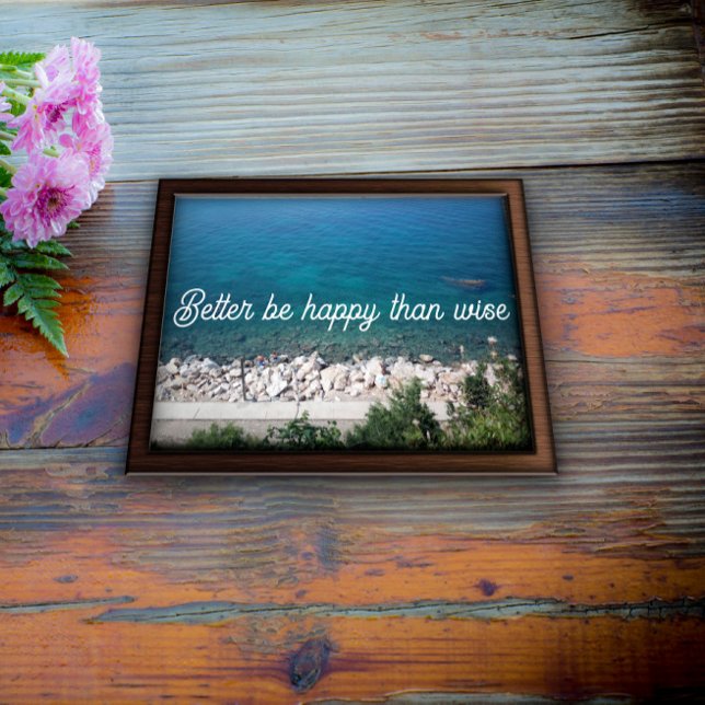 É melhor ser feliz do que poster de provérbio sábi (Criador carregado)