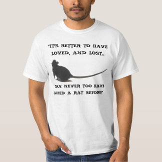 "É MELHOR TER AMADO, E camisa PERDIDA do RATO