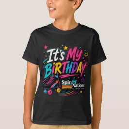 É Meu Aniversário | Camiseta Infantil | SpinNation
