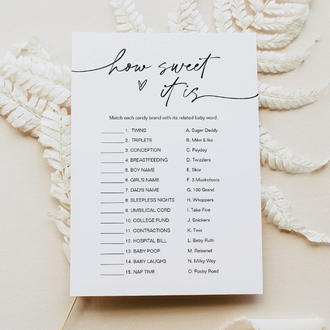 É Muito Doce O Cartão De Bebê De Bar Docente (Criador carregado)