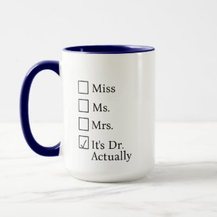 É na Verdade Caneca Personalizada Senhorita Srta S