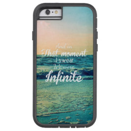 E naquele momento, juro que éramos infinitos.