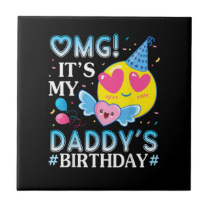 É o aniversário do meu papai, feliz para ele e pai