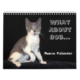 E o calendário de Bob Kitten (cat)