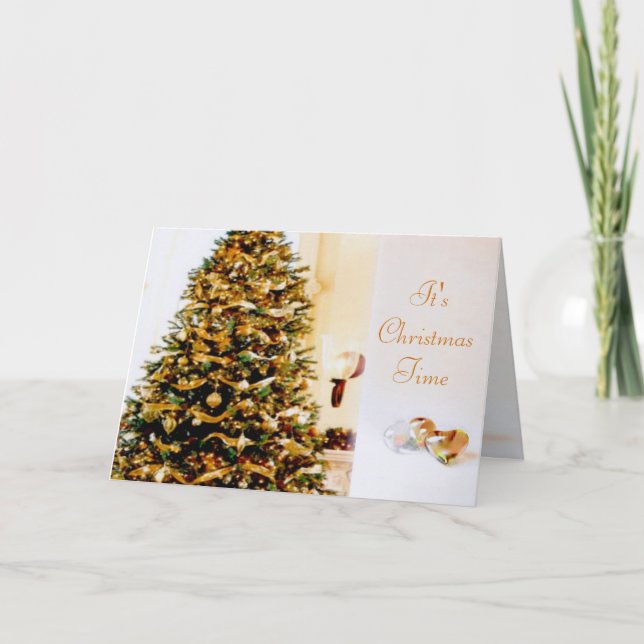 É o cartão de Natal (Frente)