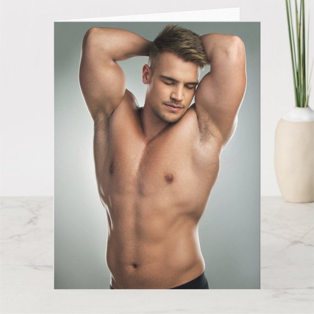 É o Cartão de Saudações de Cara Quente (Frente)