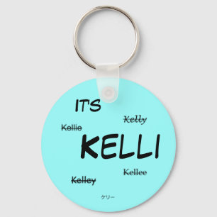 É o chaveiro de Kelli (azul)