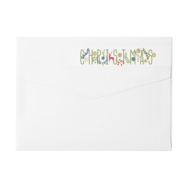 É o filme de Natal em volta da etiqueta (Verso)