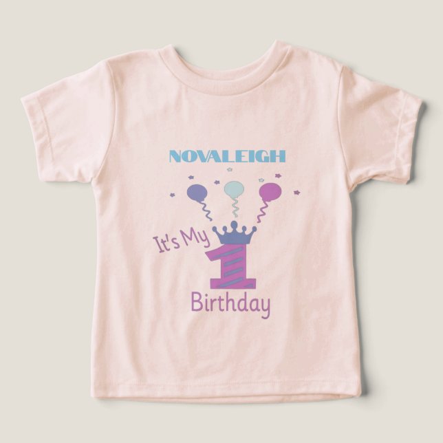 É o meu 1º aniversário, meninas (Design frontal)