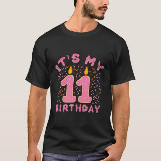 É O Meu Aniversário De 11, Meninas De Camisa De 11