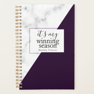 É o meu planejador de época vencedor.