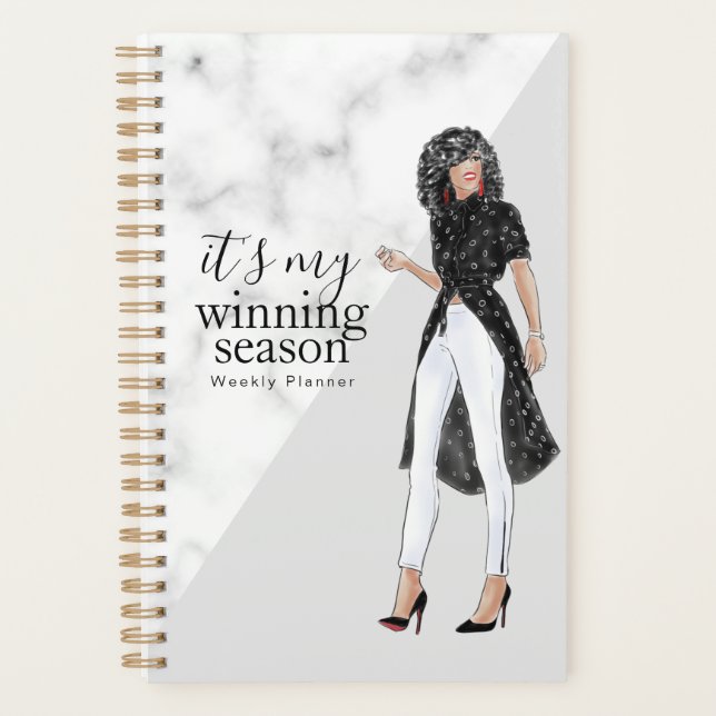 É o meu planejador de época vencedor. (Frente)