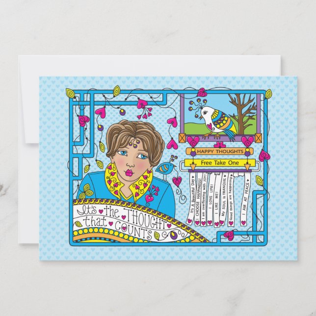 É o pensamento que a Counts_Flat Card 7"x5" (Frente)