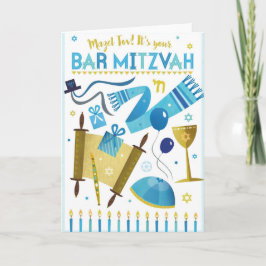 É o Seu Bar Mitzvah! Cartão Dobrado