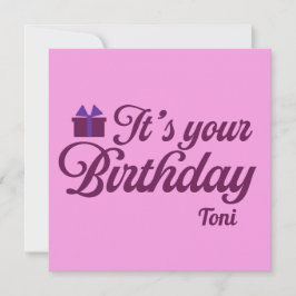 É o Seu Convite de Aniversário