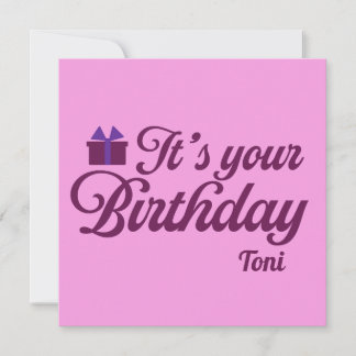 É o Seu Convite de Aniversário