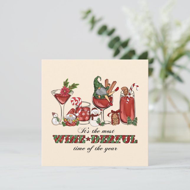 É o tempo mais maravilhoso do vinho (Em pé/Frente)