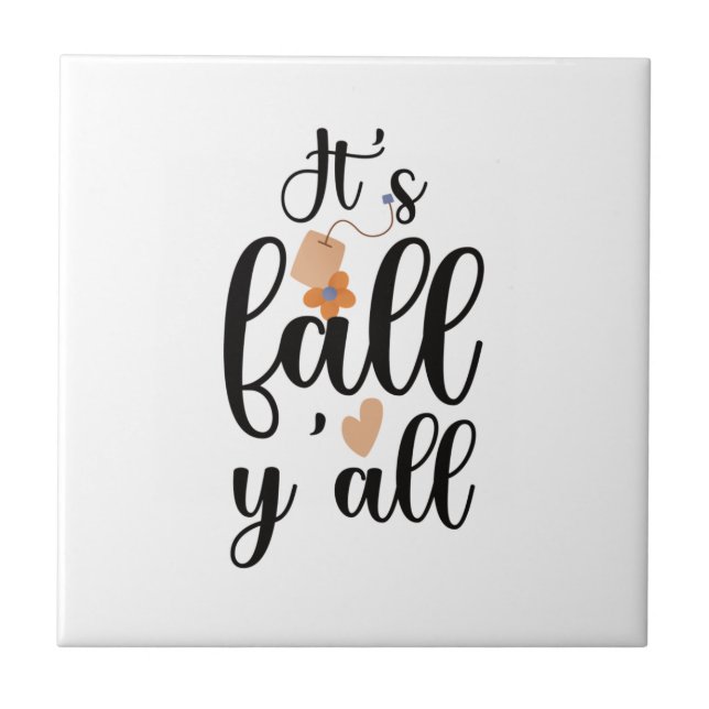 É outono pessoal, saquinho de chá (Frente)