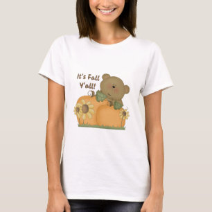 "É outono Y'all" Autumn Teddy Bear Boneca Top