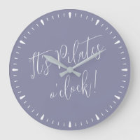 É Pilates O' Clock Diversão do Relógio de Parede R
