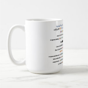 e pluribua unum caneca de café