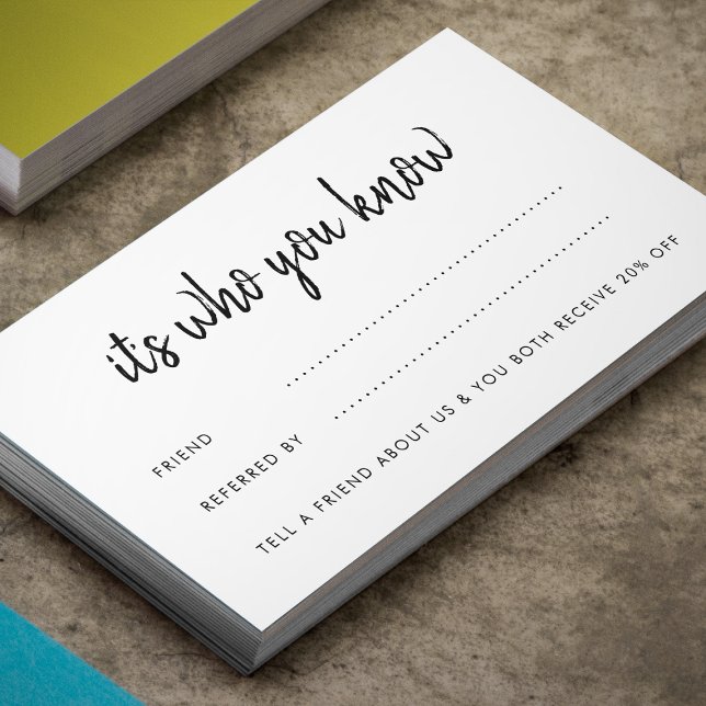 É quem você conhece o cartão de referência do logo (Criador carregado)