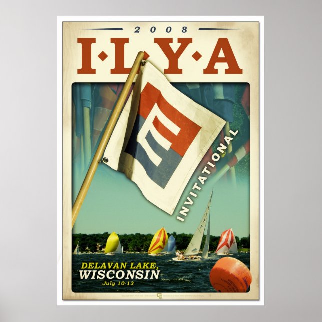 E Race 2008 impressão de "idade" (Frente)