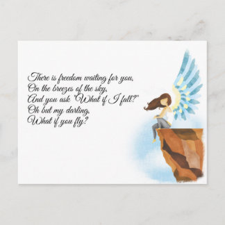 E se eu cair? Cartão Postal