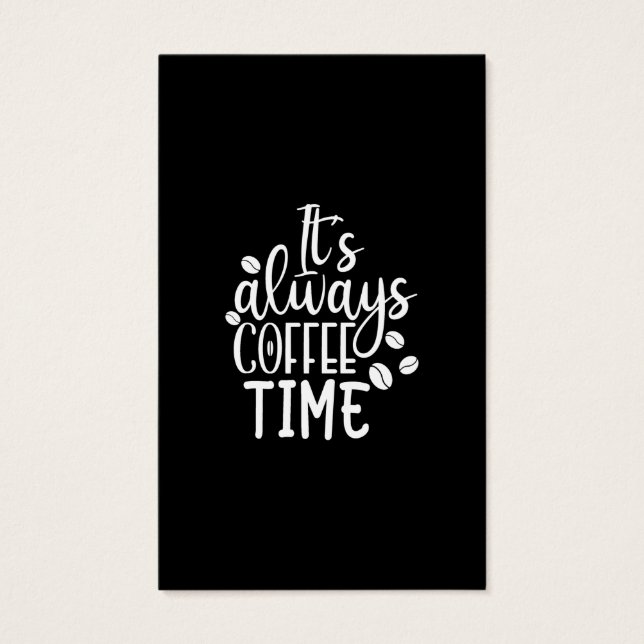 É sempre hora do café (Frente)