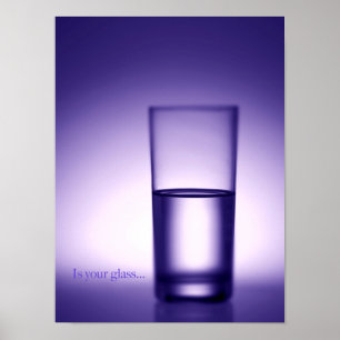 É seu papel de poster de vidro do valor (Matte)