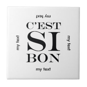 É tão bom - francês do Bon de C'est Si