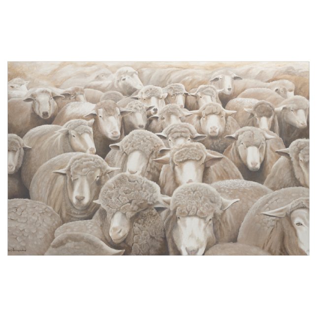 "É toda sobre tecido dos carneiros da ovelha" (Jarda)