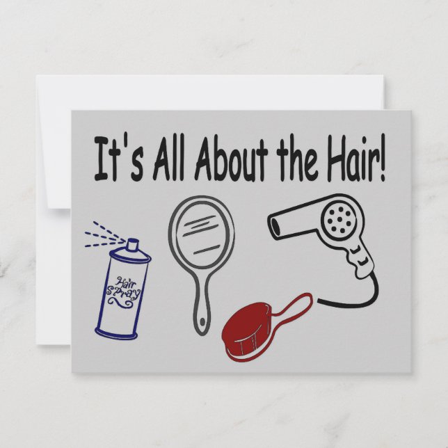 É tudo sobre o cabelo! (Frente)