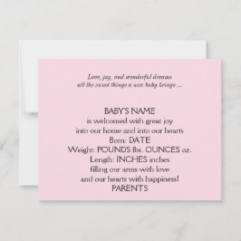 É um anúncio de bebê com fotos de moça