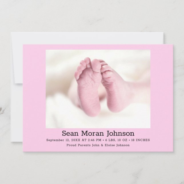 É um Anúncio de Nascimento de Tempestade (Frente)