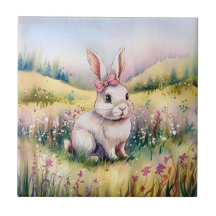 É um azulejo de cerâmica.