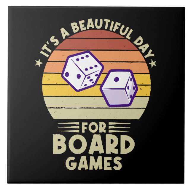 É Um Belo Dia Para Jogos De Tabuleiro gamer engraç (Frente)