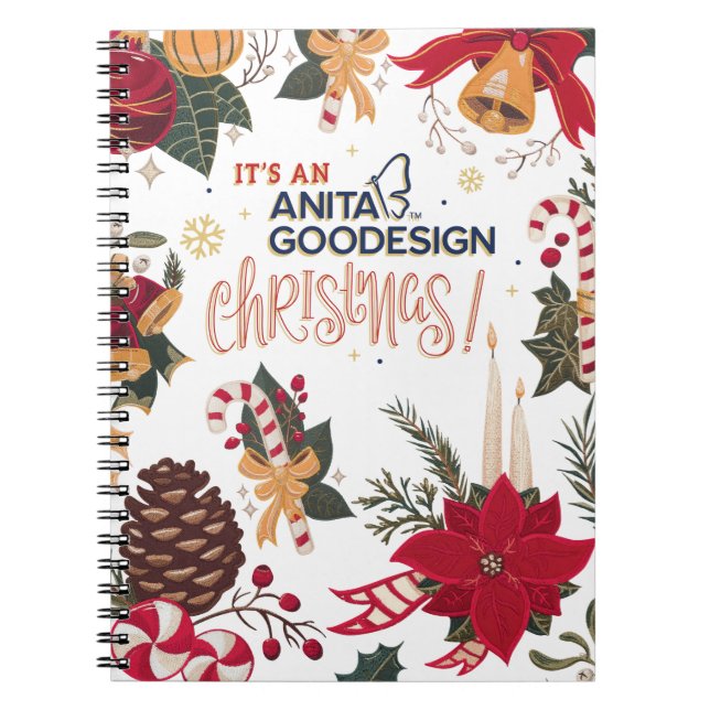 É um caderno do Natal de Anita Goodesign! (Frente)
