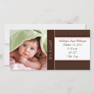 É um Cartão com fotos-Garota que mostra pontos cor