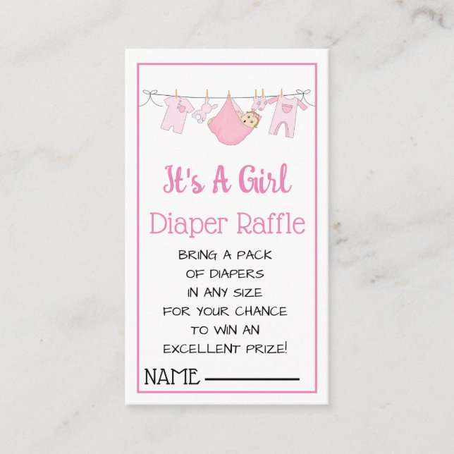 É um cartão de gabinete feminino (Frente)